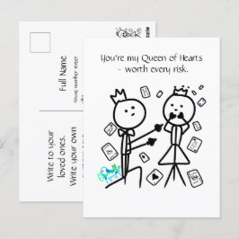 Tarjeta postal personalizada House of Cards
