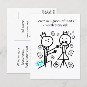 Tarjeta postal personalizada House of Cards