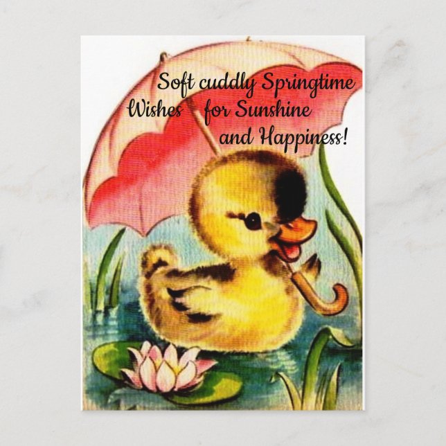 Tarjeta postal personalizada linda y chic de prima (Anverso)