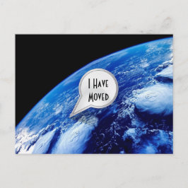 Tarjeta postal personalizada Me he mudado