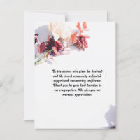Tarjeta postal personalizada para la esposa del pa