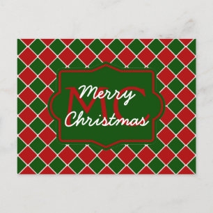 Tarjeta postal personalizada para navidades
