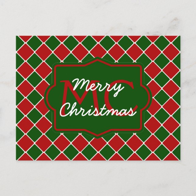 Tarjeta postal personalizada para navidades (Anverso)