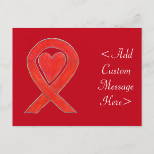 Tarjeta postal Personalizado de la cinta de opcion