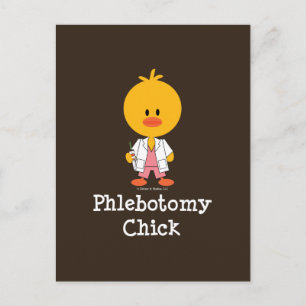 Tarjeta postal Phlebotomy Chick