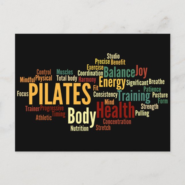 Tarjeta postal PILATES (Anverso)