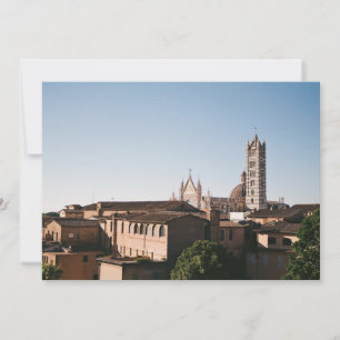 Tarjeta Postal Plana de Fotos de Tejados de Siena