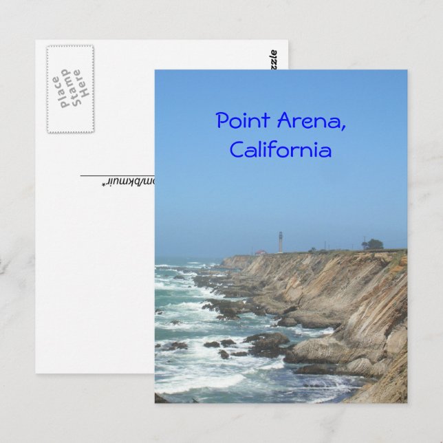 Tarjeta postal - Point Arena California (Anverso / Reverso)