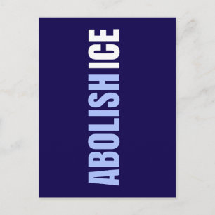 Tarjeta postal política personalizada contra la ab