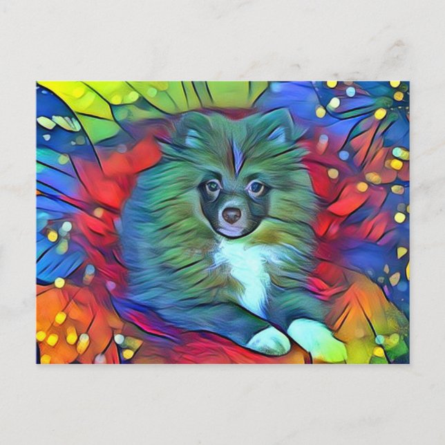 Tarjeta postal pomerana (Anverso)