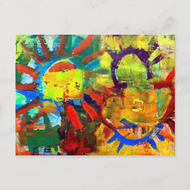 Tarjeta postal Primordial Sun (Anverso)