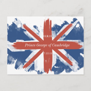 Tarjeta postal Prince George de Cambridge Souvenir