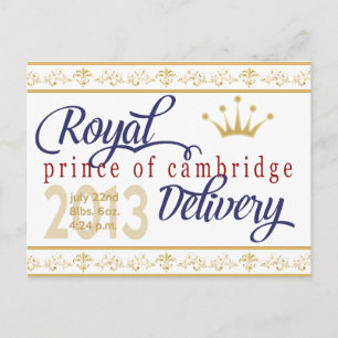Tarjeta postal Prince of Cambridge Souvenir