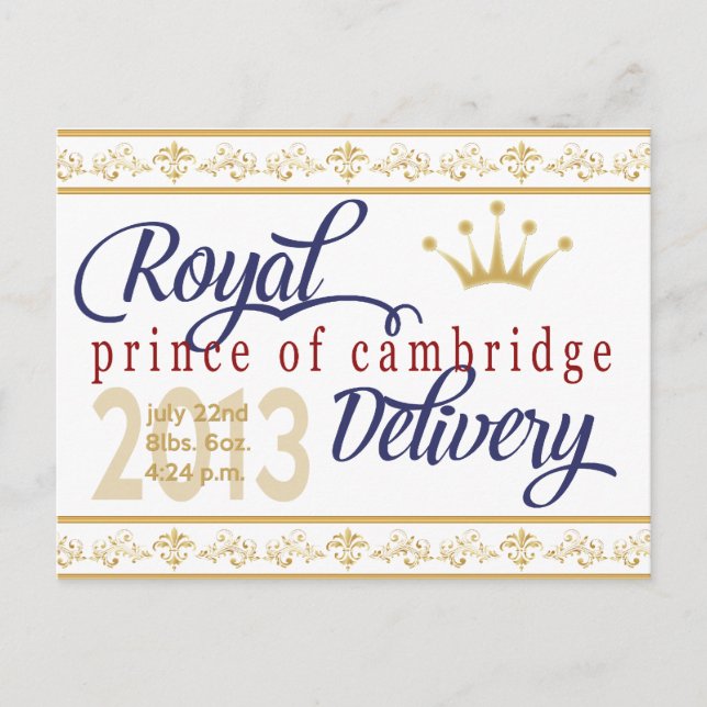 Tarjeta postal Prince of Cambridge Souvenir (Anverso)