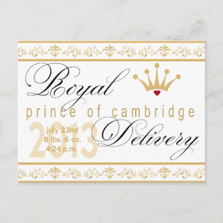 Tarjeta postal Prince of Cambridge Souvenir