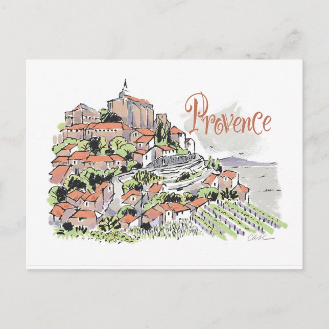 Tarjeta postal Provence Gordes (Anverso)