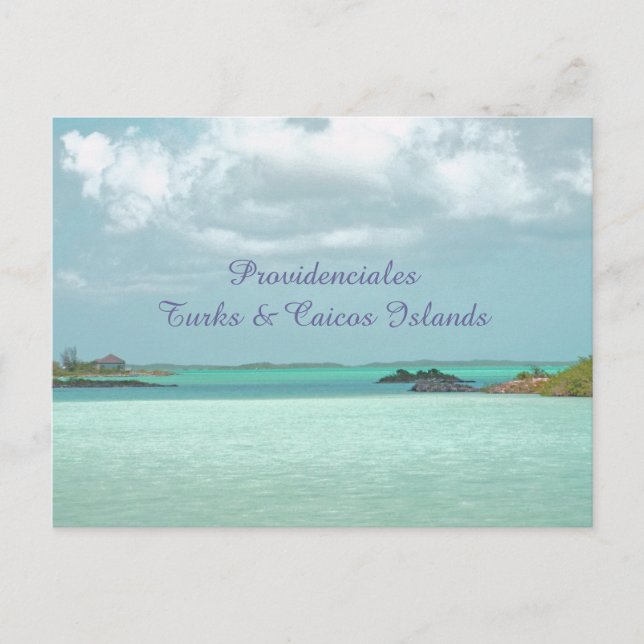 TARJETA POSTAL PROVIDENCIALES / ISLAS TURCAS Y CAI (Anverso)