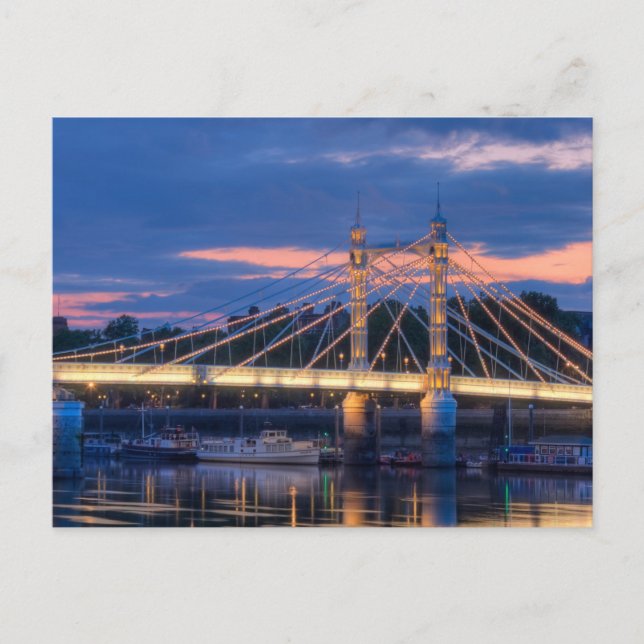 Tarjeta postal puente Albert (Anverso)