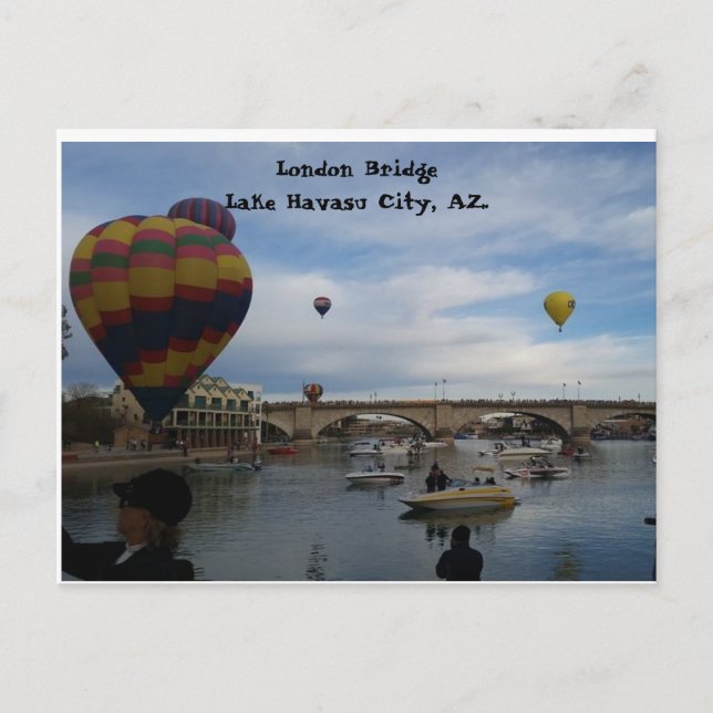 Tarjeta postal puente de Londres (Anverso)