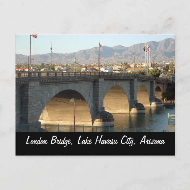 Tarjeta postal puente de Londres (Anverso)
