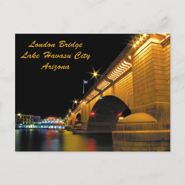 Tarjeta postal puente de Londres (Anverso)