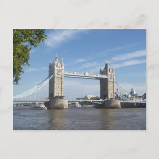 Tarjeta postal puente de torre