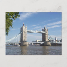 Tarjeta postal puente de torre