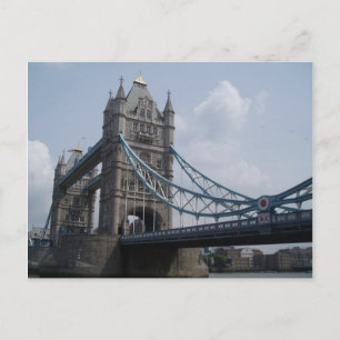 Tarjeta postal puente de torre