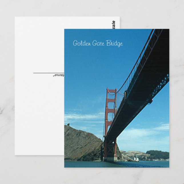 Tarjeta postal - Puente Golden Gate (Anverso / Reverso)