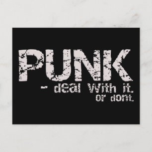Tarjeta postal PUNK