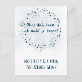 Tarjeta postal - Quieres mi padrino de boda ser