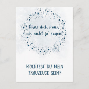 Tarjeta postal - Quieres mi padrino de boda ser