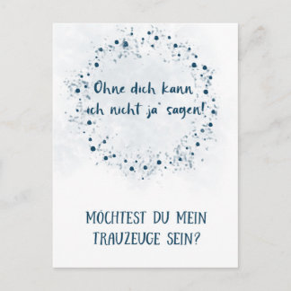 Tarjeta postal - Quieres mi padrino de boda ser