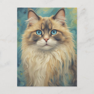 Tarjeta postal Ragdoll Cat