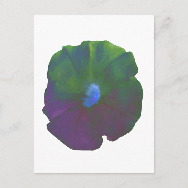 Tarjeta postal Rainbow Petunia (Anverso)