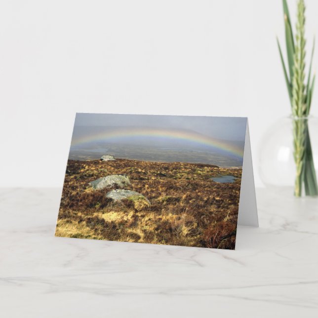 Tarjeta postal Rainbow Rannoch Moor (Anverso)