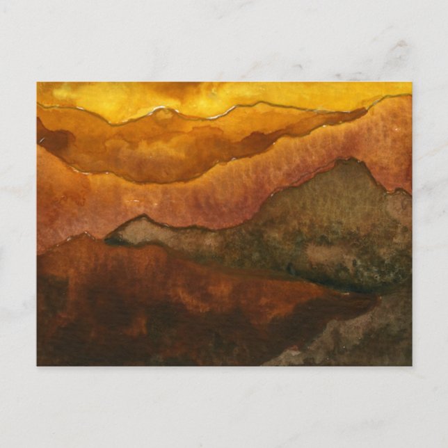 Tarjeta postal "Receading Hills #3" (Anverso)