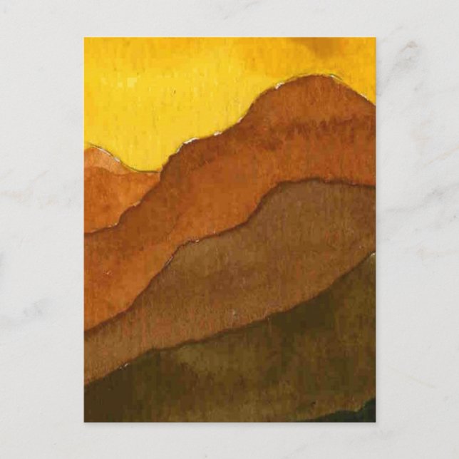 Tarjeta postal "Receading Hills #3" (Anverso)