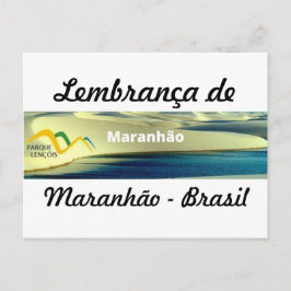 Tarjeta postal recuerdo de Maranhão