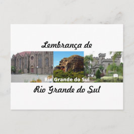 Tarjeta postal recuerdo de Rio Grande do Sul