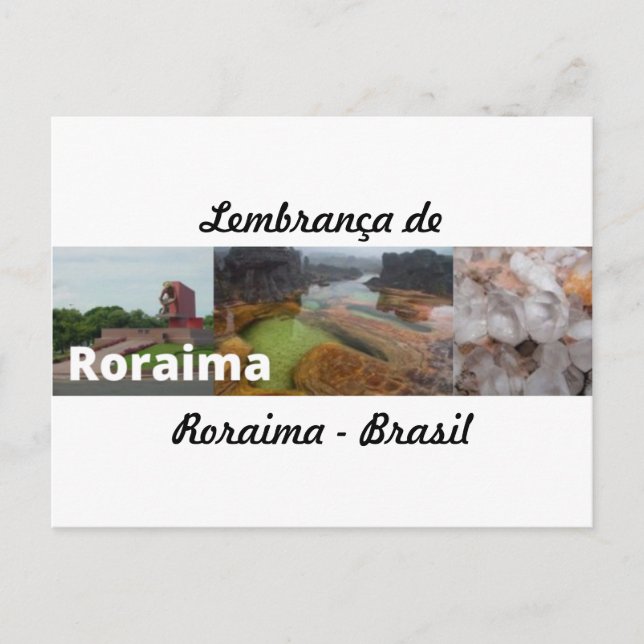 Tarjeta postal recuerdo de Roraima (Anverso)