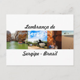 Tarjeta postal recuerdo de Sergipe - Brasil