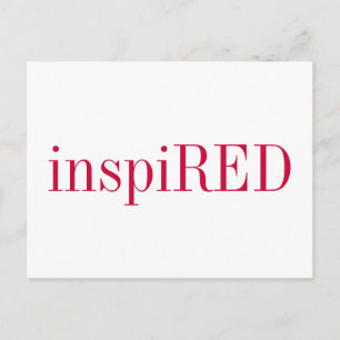 TARJETA POSTAL - RED