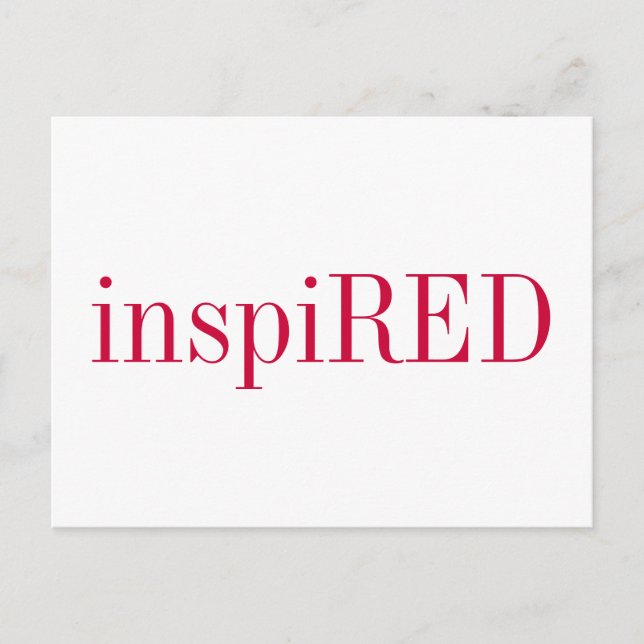 TARJETA POSTAL - RED (Anverso)