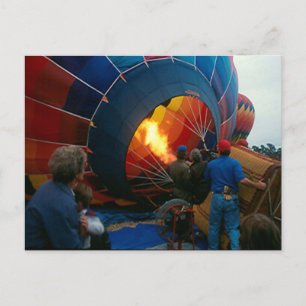 Tarjeta postal - Relleno de globo de aire caliente