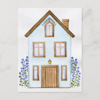 Tarjeta postal residencial acogedora