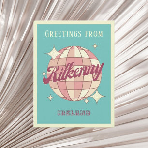Tarjeta postal retro vintage de Kilkenny Irlanda