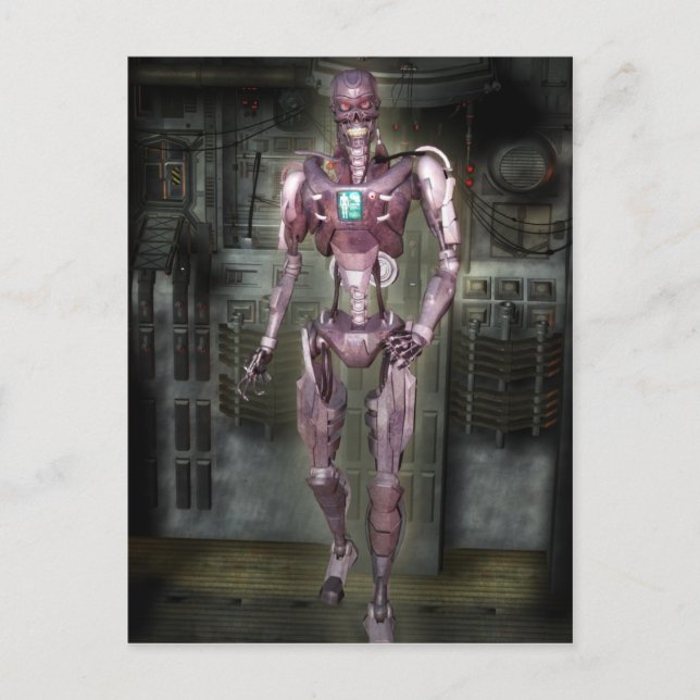 Tarjeta postal Robot (Anverso)