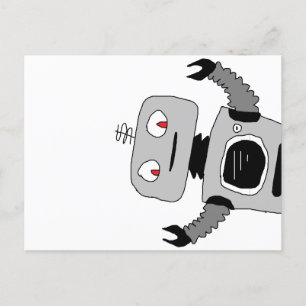 Tarjeta postal Robot Robot