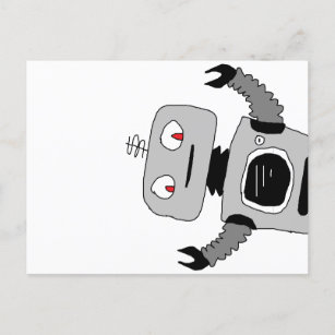 Tarjeta postal Robot Robot